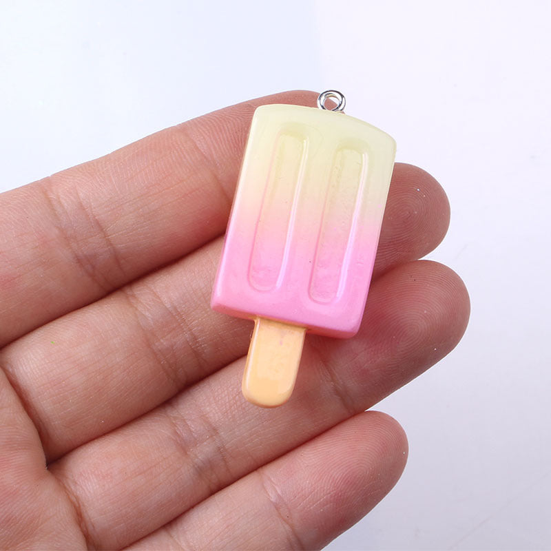Accesorios de llaves de helado de gradiente de resina de 20 piezas al por mayor